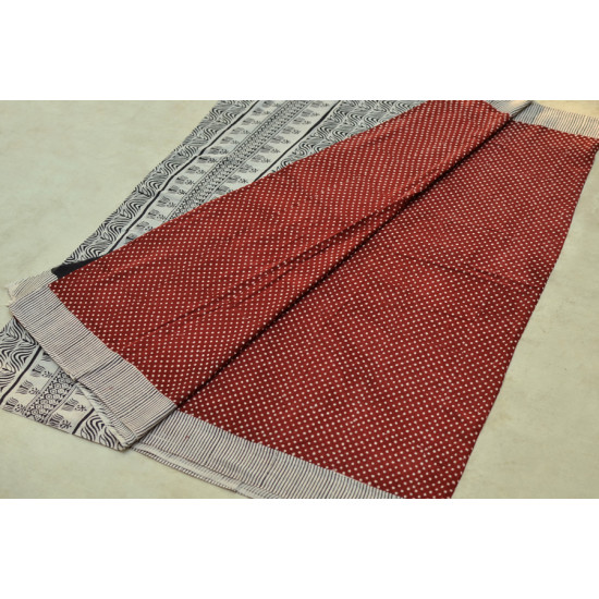 Samāyukta ✻ Jawariya . Block Printed . Cotton Saree ✻ 13