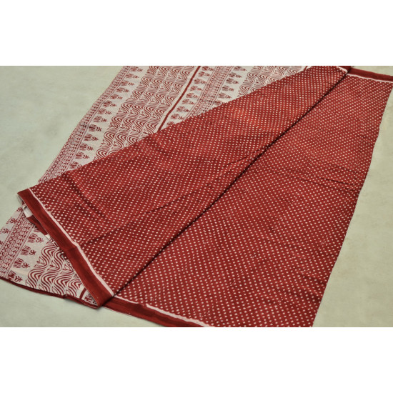 Samāyukta ✻ Jawariya . Block Printed . Cotton Saree ✻ 14