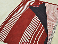 Samāyukta ✻ Jawariya . Block Printed . Cotton Saree ✻ 4