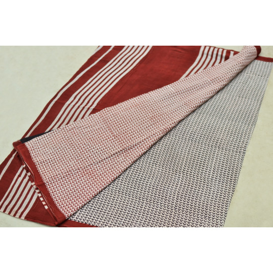 Samāyukta ✻ Jawariya . Block Printed . Cotton Saree ✻ 4