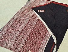 Samāyukta ✻ Jawariya . Block Printed . Cotton Saree ✻ 8