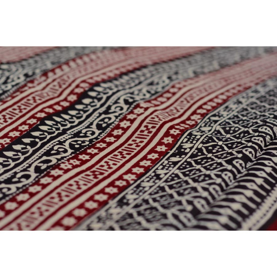 Varunika : Block printed Cotton Saree ~ 2