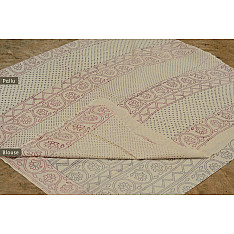 Varunika : Block printed Cotton Saree ~ 22