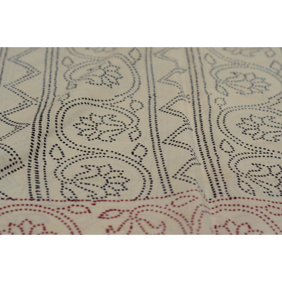 Varunika : Block printed Cotton Saree ~ 22