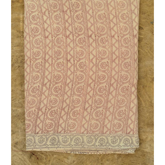 Varunika : Block printed Cotton Saree ~ 23