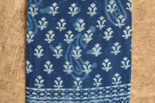 अश्विन ✻ Indigo Dabu ✻ Cotton Saree - 1