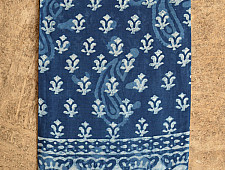 अश्विन ✻ Indigo Dabu ✻ Cotton Saree - 1