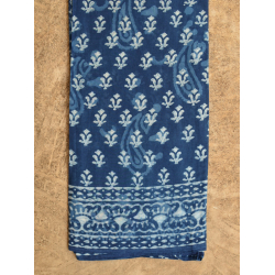 अश्विन ✻ Indigo Dabu ✻ Cotton Saree - 1