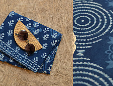 अश्विन ✻ Indigo Dabu ✻ Cotton Saree - 1