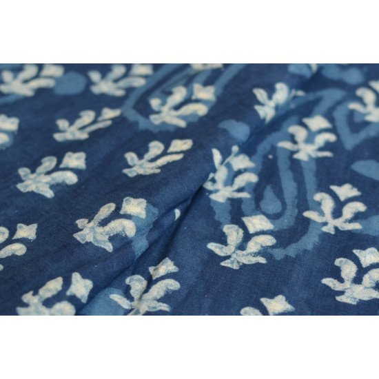 अश्विन ✻ Indigo Dabu ✻ Cotton Saree - 1