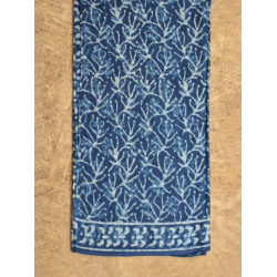 अश्विन ✻ Indigo Dabu ✻ Cotton Saree - 2