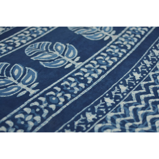 अश्विन ✻ Indigo Dabu ✻ Cotton Saree - 2