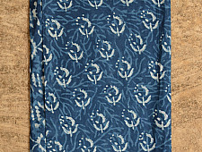 अश्विन ✻ Indigo Dabu ✻ Cotton Saree - 5