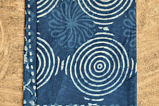 अश्विन ✻ Indigo Dabu ✻ Cotton Saree - 10