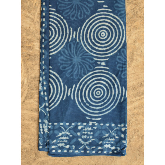 अश्विन ✻ Indigo Dabu ✻ Cotton Saree - 10