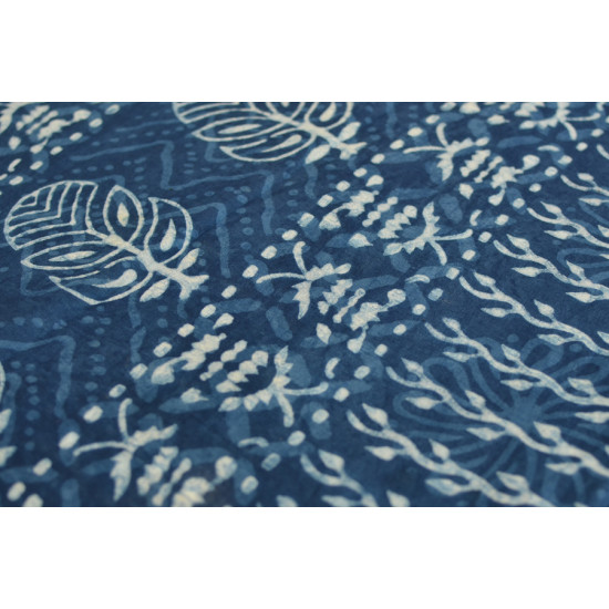 अश्विन ✻ Indigo Dabu ✻ Cotton Saree - 10