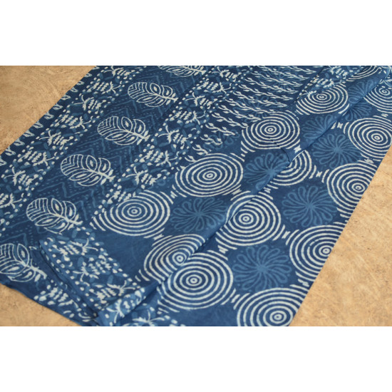 अश्विन ✻ Indigo Dabu ✻ Cotton Saree - 10