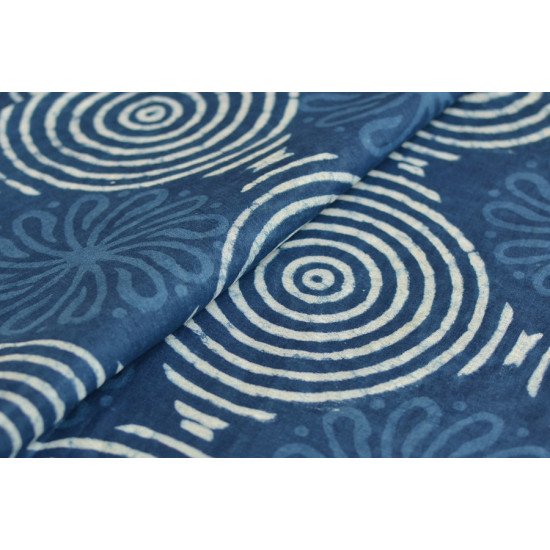 अश्विन ✻ Indigo Dabu ✻ Cotton Saree - 10