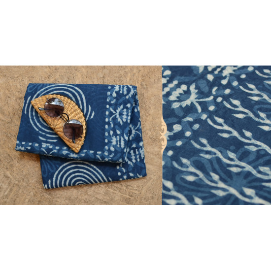 अश्विन ✻ Indigo Dabu ✻ Cotton Saree - 10