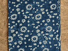अश्विन ✻ Indigo Dabu ✻ Cotton Saree - 11