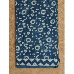 अश्विन ✻ Indigo Dabu ✻ Cotton Saree - 11