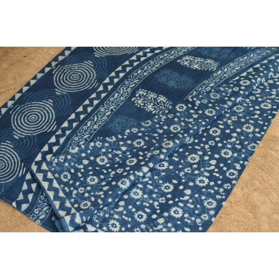 अश्विन ✻ Indigo Dabu ✻ Cotton Saree - 11