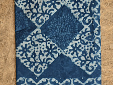 अश्विन ✻ Indigo Dabu ✻ Cotton Saree - 12