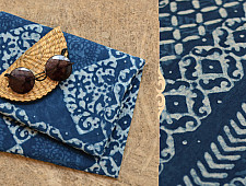 अश्विन ✻ Indigo Dabu ✻ Cotton Saree - 12