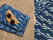 अश्विन ✻ Indigo Dabu ✻ Cotton Saree - 5