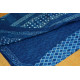 Syaama ~ Indigo Dabu printed . Cotton Saree ~ 1