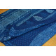 Syaama ~ Indigo Dabu printed . Cotton Saree ~ 4