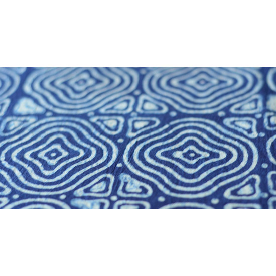 Indigo Dabu Print fabric ~ 2 (per meter)