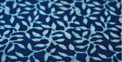 Indigo Dabu Print fabric ~ 7 (per meter)