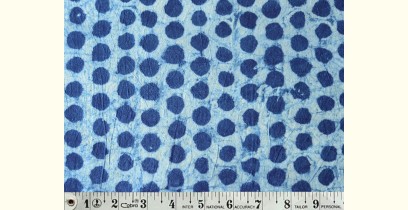 Indigo Dabu Print fabric ~ 4 (per meter)