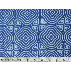 Indigo Dabu Print fabric ~ 2 (per meter)