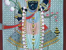 Pichwai Painting ~ Srinath ji ~ { 3X5 Feet }