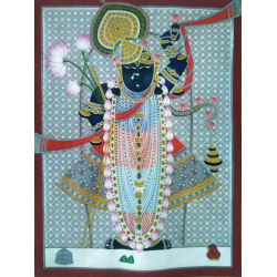 Pichwai Painting ~ Srinath ji ~ { 3X5 Feet }