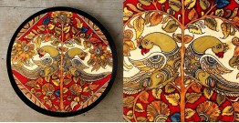 Art for Desserts ☘ Hand painted 'Kalamkari' Wall Plate ☘ 18