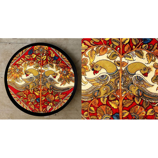 Art for Desserts ☘ Hand painted Kalamkari Wall Plate ☘ 18