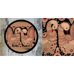 Art for Desserts ☘ Hand painted 'Kalamkari' Wall Plate ☘ 20