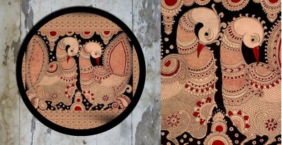 Art for Desserts ☘ Hand painted 'Kalamkari' Wall Plate ☘ 20