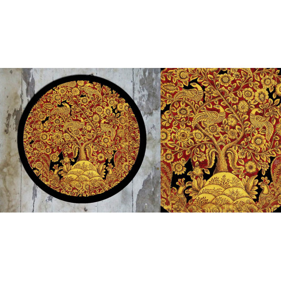 Art for Desserts ☘ Hand painted Kalamkari Wall Plate ☘ 21