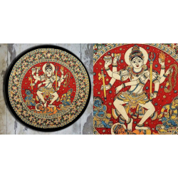 Art for Desserts ☘ Hand painted 'Kalamkari' Wall Plate ☘ 29