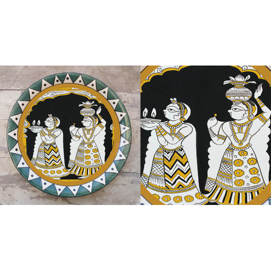 Art for Desserts ☘ Hand painted Mela Wall Plate ☘ 40