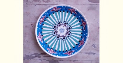 Art for Desserts ☘ Hand painted Goan Wall Plate ☘ 1