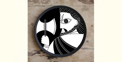 Art for Desserts ☘ Hand painted 'Indian God' Wall Plate ☘ 3