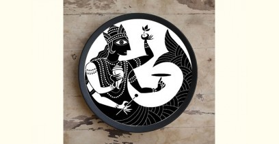 Art for Desserts ☘ Hand painted 'Indian God' Wall Plate ☘ 4
