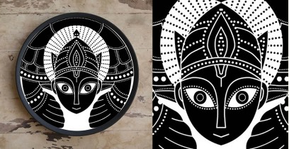 Art for Desserts ☘ Hand painted 'Indian God' Wall Plate ☘ 6