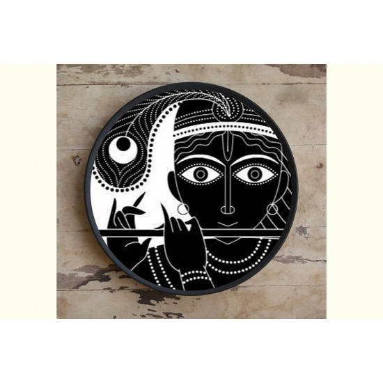 Art for Desserts ☘ Hand painted Indian God Wall Plate ☘ 8