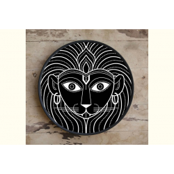 Art for Desserts ☘ Hand painted 'Indian God' Wall Plate ☘ 10